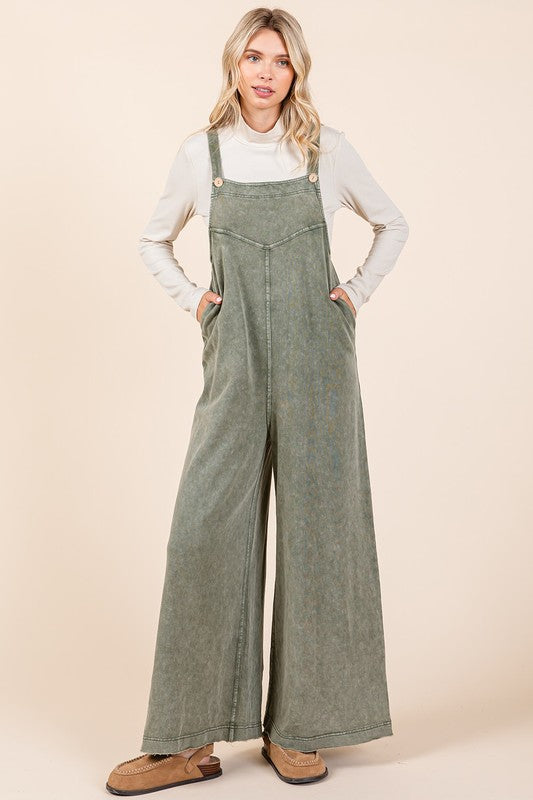 Deep Blue Organic Terry Overall