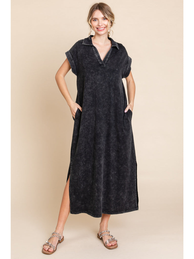 zelda midi dress The Zelda Washed Cotton Midi Dress